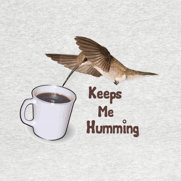 Funny Coffee Hummingbird Quote by julyperson